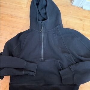 Lululemon Scuba Oversized Half Zip Cropped Hoodie
